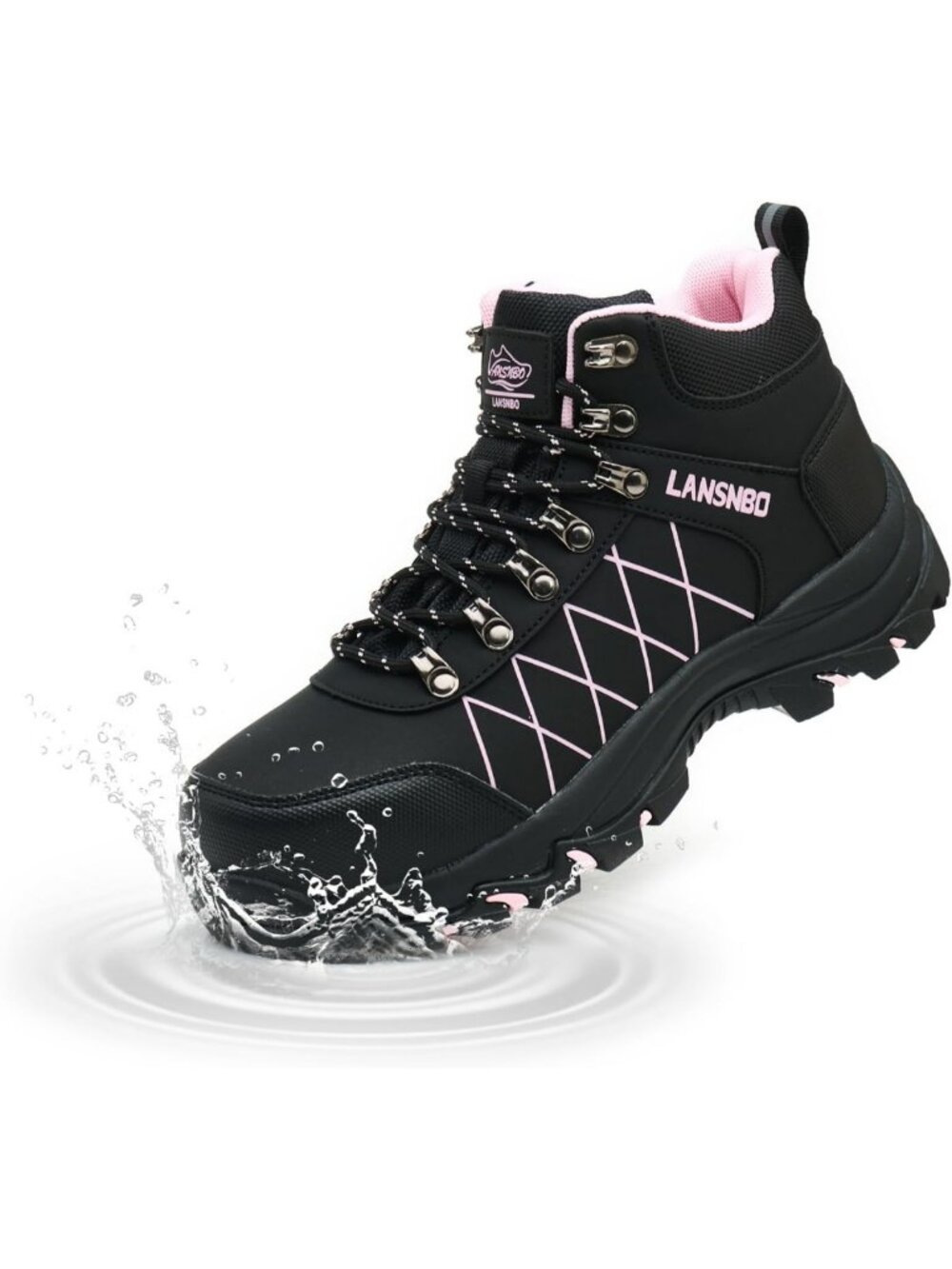 Waterproof Steel Toe Women's Work Boots - Wide Width, Durable & Comfortable